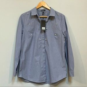 *JUST REDUCED* NWT Jones NY Button Down w/ Pearl